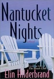the cover of nantucket nights by eli hierrandd, with two adiron chairs facing each other