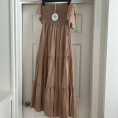 Petal & Pup Nwt Brown Flowy Dress Size 8 - Perfect Maternity Dress Dresses, Brown Flowy Dress, Brown Maternity Dress, Size 8 Dress, Maternity Dress, Flowy Dress, Maternity Dresses, Color Brown, Womens Dresses