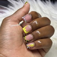 Acrylic Nail Set, Fancy Nails Designs, French Tip Acrylic Nails