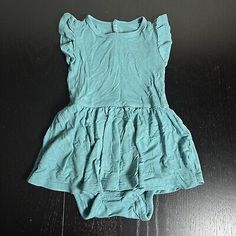 KYTE BABY Girl 12-18M One-Piece Ruffle Skirted Bamboo Twirl Bodysuit Green  | eBay Green Bin, Kyte Baby, Bodysuit Romper, Solid Green, Ruffle Skirt