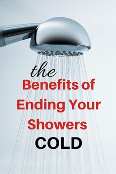 the benefits of ending your shower's cold water cycle are very important to those people