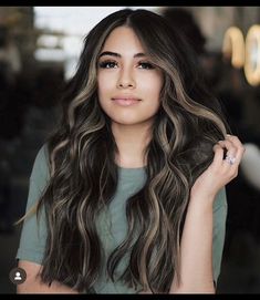 Dark Hair Halo Highlights, Balayage Hair Brunette Money Piece, Dark Hair Subtle Money Piece, Partial Balayage Brunettes Money Piece, Reverse Balayage Black Hair, Ashy Money Piece On Dark Hair, Dark Hair Brown Balayage, Jet Black Hair With Face Framing Highlights