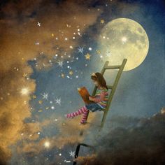 New Good Night Images, Girl Room Art, Good Day Sunshine, Evening Greetings, Cute Good Night, Kids Imagination