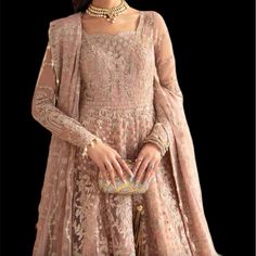 Pakistani Fancy Dress Long Maxi Brand Laam Large Size Pink Color Maxi Dress Outfit Wedding, Pakistan Party Wear, Peach Maxi Dress, Peach Maxi Dresses, Dresses Pakistani, Pakistani Fancy Dresses, Fancy Dresses Long, Maxi Dress Outfit, Pink Maxi Dress