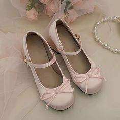 Faster shipping. Better service Ballet High Heels, Heels 2023, Gothic Punk Fashion, Kawaii Store, Zapatos Mary Jane, Mid Heel Shoes, Kawaii Shoes, Bow Shoes, Elegant Shoes