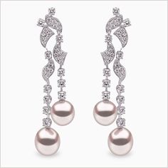 Yoko London 18ct White Gold earrings with South Sea pearls and diamonds, from our Royal Wedding collection. Free global shipping. Pearl Earrings Studs, Opal Jewelry Set, Jewellery Diamonds, Tiaras Jewellery, Crystal Jewelry Sets, Diamond Jewel