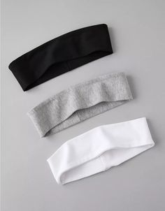 AE Sleek Headbands 3-Pack Alo Headband, Thick Headbands, Wrap Headband, Headband Outfit, Head Bands, White Headband, Winter Fits, Clueless, Headband Hairstyles