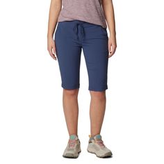These Women's Columbia Bermuda Shorts Complement Your Outdoor Lifestyle. Omni-Shield Technology Resists Water And Stains While Drying Quickly For Continuous Comfort. Product Features Upf 50+ Fabric Provides Sun Protection 3-Pocket Fit & Sizing 13-In. Inseam Midrise Sits Above The Hip Semi-Fitted Zip Front With Drawstring Waistband Fabric & Care Nylon, Elastane Machine Wash Questions? Leave A Comment Below! Weather Activity, Columbia Shorts, Weather Activities, Light Rain, Columbia Blue, Columbia Sportswear, Long Shorts, 2 Way, Outdoor Lifestyle