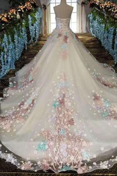 Nature, Enchanted Forest Fairy, How To Dress For A Wedding, Popular Wedding Dresses, Princess Prom Dresses, High Low Prom Dresses, Pink Wedding Dress, Dream Wedding Ideas Dresses, Fairytale Dress