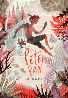 the cover of peter pan by j m barbierie