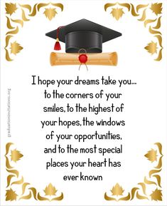 Graduation Quotes, Wishes and Messages Graduation Invitations