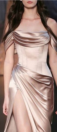 I love the different draping techniques used for this garment - beautifully sewn!  Brand: Ralph and Russo Fashion Sewing, Draping Techniques, Fashion Archive, Couture Details, Womens Fashion Edgy, Draped Dress, Gorgeous Gowns