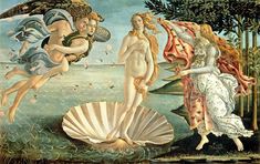 the birth of venus and cupidus by sandro bottoni, c 1560