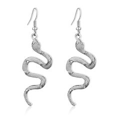 PRICES MAY VARY. 🐍【Snake Dangle Earrings】Designed in the shape of a snake, these snake earrings come to life with a flexible snake-shaped design that is unisex for everyday wear and easy to put on and take off. boho Goth punk style, wear it and you will stand out from the crowd and get more attention 🐍【Material】snake Dangle Drop earrings made of alloy.Superior quality keep color not fade.Add special touch to your daily look. 🐍【Snake Earring】The animal meaning of the snake is strongly linked t Gold Arm Band, Earrings Punk, Boho Goth, Punk Gothic, Snake Jewelry, Snake Earrings, Goth Punk, Animal Earrings, Arm Cuff