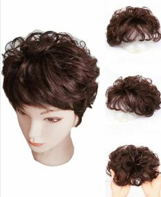 Wigs For Men, Dunner Wordend Haar, Hair Toupee, Curly Hair Extensions, Virgin Hair Wigs, Curly Hair Wig, Short Hair Wigs, Braid In Hair Extensions, Full Hair