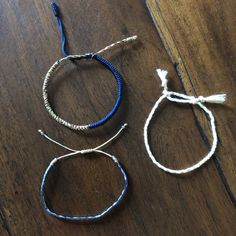 Easy To Mix And Match These Lightweight Woven Bracelets Are Trendy And Fun! Never Worn. Bracelets Set, Woven Bracelets, Source Unknown, Adjustable Bracelet, Blue Cream, Mix And Match, Womens Jewelry Bracelets, Bracelet Set, Color Blue