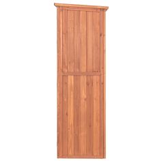a wooden door on a white background