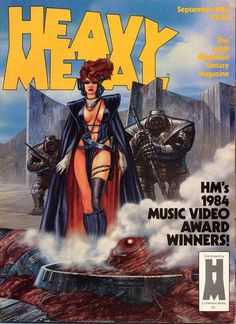 the cover to heavy metal magazine