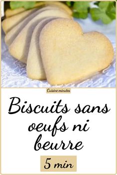 biscuits are arranged in the shape of hearts