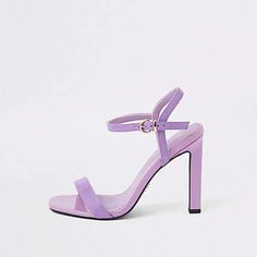 River Island Purple barely there sandals