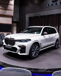 the new bmw x7 suv is on display