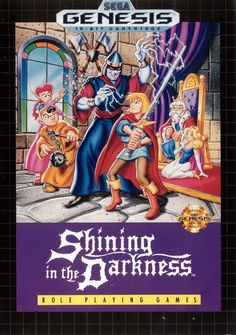 the game cover for shining in the darkness