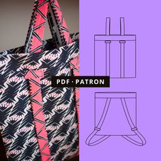 an image of a tote bag with the words pdf patron on it