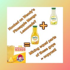 an advertisement for pineapple mango juice