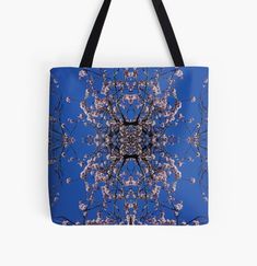 Accessories Shop - Bags - Totes | Redbubble Magpie, Spring Tote Bag, Shop Bags, Pink Blossom, Blue Skies
