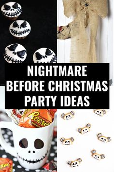 halloween themed party ideas with pumpkins, skulls and jack - o'- lanterns