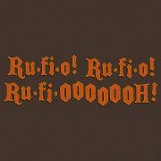 an old - school computer game with the words rufoo rufoo on it