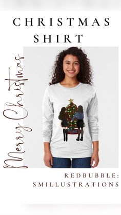 Mother Daughter Date Ideas, Christmas Long Sleeve Shirts, Mothers And Daughters, Happy Birthday Daughter, Daughter Christmas, Christmas Tree Shirt, Cute Christmas Tree, Cute Mug, Tree Shirt