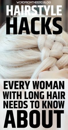 Hairstyle hacks fro women with long hair who want to know fun and new hairstyles to try in 2019. #hairstyles #trend #hair #new #hacks Easy Hair Styles For Long Thick Hair, Long Hair Tricks, Very Long Hair Styles, Diy Long Hairstyles, Protective Hairstyles For White Women, What To Do With Long Hair, Long Hair Styles For 50+ Women, Hairstyles For Long Fine Hair, Long Hair Hacks