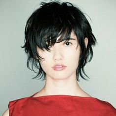 Androgynous Hair, Short Shag Hairstyles, Short Haircut Styles, Hair Catalog, Haircut And Color, 짧은 머리, Hair Crush, Cut My Hair, Good Hair Day