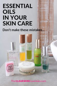 Ever wondered if the essential oils in skincare is making your skin better or worse? Click through to find out what products and active ingredients you shouldn't use in your skin care routine with essential oils, what skin types should avoid them, and how to prevent bad reactions and photosensitivity from products containing essential oils. | www.TheClearSkinEssentials.com #essentialoils #naturalskincare #faceoils Holistic Skincare, Tips For Acne, Summer Skin Care Tips, Summer Skin Care, Normal Skin Type, Skin Care Steps, Best Moisturizer
