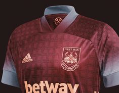 the away jersey worn by west ham during the match