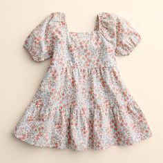 Getting sweet and sustainable style has never been easier with this baby and toddler Little Co. by Lauren Conrad cotton tiered dress. Getting sweet and sustainable style has never been easier with this baby and toddler Little Co. by Lauren Conrad cotton tiered dress. FEATURES Squareneck Short sleeves Above the knee lengthFABRIC & CARE Spring Ditsy Pink: 55% linen, 45% cotton Other colors: 100% organic cotton Machine wash ImportedRESPONSIBLE Organic cotton Contains organically grown cotton Global Lauren Conrad Collection, Autumn Family Photos, Awkward Family Photos, Spring Girl, Spring Capsule Wardrobe, Spring Fits, Sustainable Style, Family Photo Outfits, Baby And Toddler