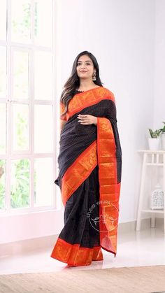 First quality sungudi zari kattam sarees . Sungudi Sarees, Dresses By Pattern, Cotton Sarees, Authentic Design, Bollywood Saree, Pink Saree, Hidden Gems