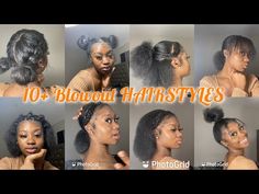 Blow Dried Hairstyles Black Women Short Hair, Blowout Hairstyles Natural Hair Short, Black Blow Dried Hairstyles, Hairstyles For Blow Dried Hair Black, Black Girls Hairstyles Blow Dry, Quick Blow Dry Hairstyles Black Hair, Easy Hairstyles For Short Relaxed Hair, Blow Dried Hairstyles Black Women 4c, Blow Dry Hair Black Women Styles