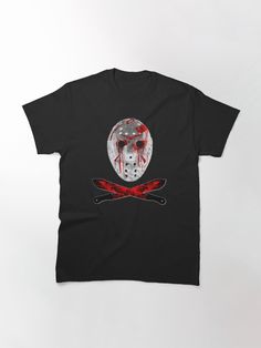 "Bloody Jason Mask " T-shirt by scardesign11 | Redbubble Mask