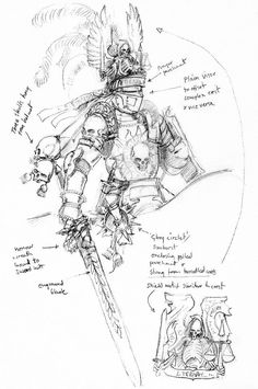 Man Concept Art, David Gallagher, Warhammer Empire, Medieval Drawings, Warhammer Fantasy Roleplay, Warriors Illustration, Fantasy Battle, Knight Art, Warhammer Art