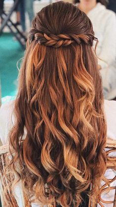 Half Up Hairstyle, Braid Half Up Half Down, Hairstyles Theme, Formal Hairstyles For Long Hair, Braided Half Up, Half Up Half Down Hairstyles, Updo Hairstyle, Bridesmaid Hairstyles Half Up Half Down, Hair Prom