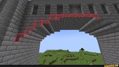 an image of a bridge that is in minecraft