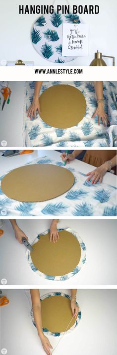 how to make an easy diy pineapple pin board