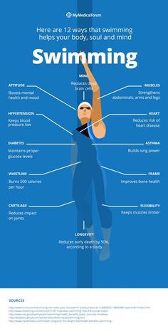 the anatomy of a swimmer's body and its major muscles, including their names