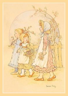 Key Drawings, Susan Wheeler, Vintage Illustration Art, Storybook Art, Whimsical Illustration