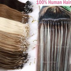 300S THICK Russian Human Remy Loop Micro Ring Nano Beads Hair Extensions Blonde Please leaving a message before you give the bad feedback, no matter what kinds of problems bothering you. We promise 100% satisfaction. Thanks for your understanding. 300S THICK Russian Human Remy Loop Micro Ring Nano Beads Hair Extensions Blonde What is micro ring hair extensions? If you are looking for superior quality real hair extensions, but are concerned about the damage they can do to your hair, these micro r Dreads Diy, High School Hairstyles, Hair Extensions Blonde, Micro Bead Hair Extensions, Beaded Hair Extensions, Micro Ring Hair Extensions, Rings Beads, Sew In Hair Extensions, Beads Hair