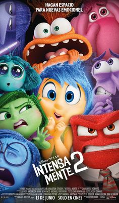 the movie poster for inside mementoe 2, starring monsters and other animated characters