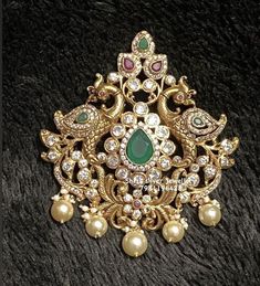 Gold Jewels Design, Black Beads Mangalsutra Design, Gold Earrings Wedding, Pearl Jewelry Design