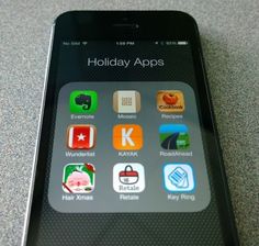an iphone with the app icons displayed on it